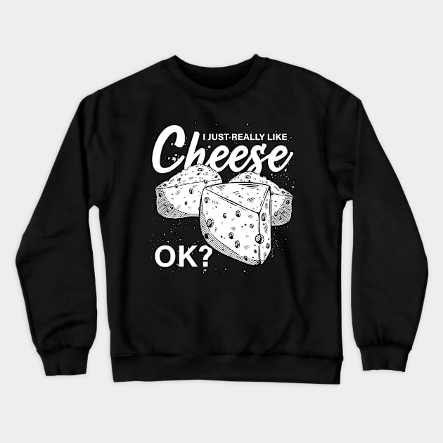 Funny Gouda Foodie Cheese Crewneck Sweatshirt by ShirtsShirtsndmoreShirts